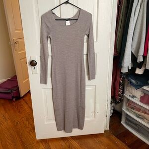 NWT Uniqlo Ribbed Maxi Dress